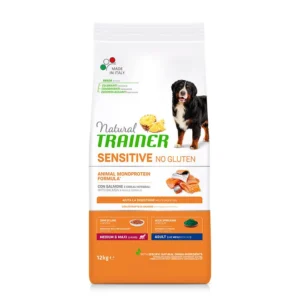 Natural Trainer Medium&Maxi Adult Sensitive No Gluten Salmon Pienso para perros