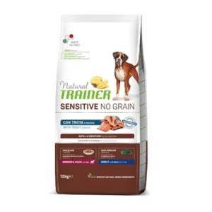 Natural Trainer Medium&Maxi Adult Sensitive No Grain Trucha y Patata Pienso para perros