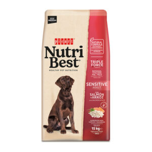 Nutribest Adult Sensitive Salmon y Arroz Pienso para Perros