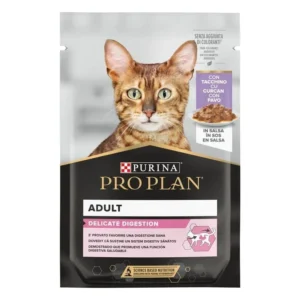 ProPlan Delicate Digestion Adult Pavo Sobres Gato (Salsa)