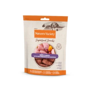 Natures Variety Superfood Snacks Pavo para perros