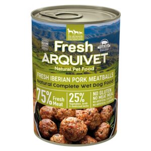 Arquivet Fresh Iberian Pork Meatballs Albóndigas Cerdo Ibérico Lata para perro