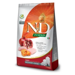 Farmina N&D Pumpkin Grain Free Medium&Maxi Puppy Pollo