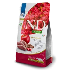 Farmina N&D Quinoa Hairball Adult Pato Grain Free