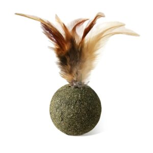 Nayeco Catnip Pelota con Pluma