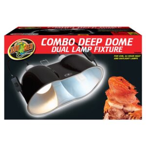 Zoo Med Portalámparas Combo Deep Dome Dual Lamp