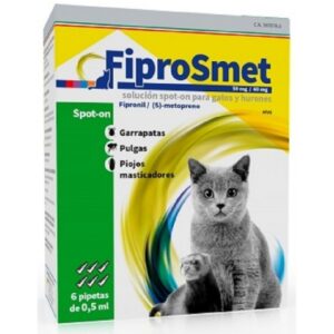 Fiprosmet Pipetas Antiparasitarias para Gatos y Hurones