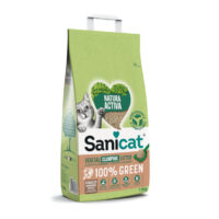 Sanicat Natura Activa Clumping 100% Green Arena Vegetal
