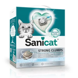 Sanicat Strong Clumps Arena Aglomerante Aroma Talco Bebe