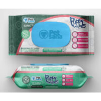 Pet Sana Toallitas Puppy Wipes Aloe Vera