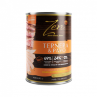 Zen Lata Pate con Trozos de Ternera y Pavo