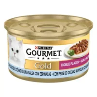 Gourmet Gold Doble Placer con Pescado del Oceano