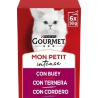 Gourmet Mon Petit Intense con Buey, Ternera y Cordero