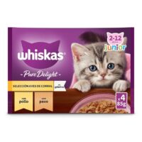 Whiskas Junior Pure Delight Aves de Corral en Gelatina