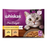 Whiskas Pure Delight Aves de Corral en Gelatina