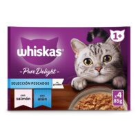 Whiskas Pure Delight Laminas de Pescado en Gelatina