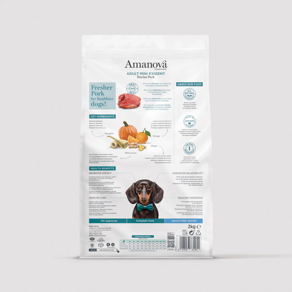 Amanova Adult Mini - Exigent Iberian Pork Grain Free - Imagen 2