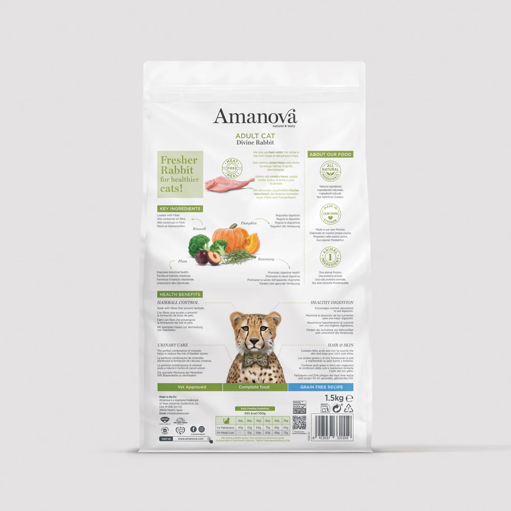 Amanova Adult - Divine Rabbit Grain Free - Imagen 2