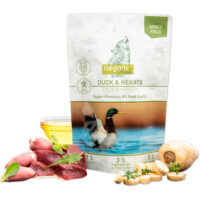Isegrim Pato y Corazones de Pollo 410g