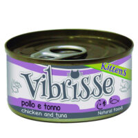 Vibrisse Kitten Atún y Pollo 70g
